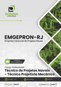 Domine Projetos Navais: Apostila do Projetista Mecânico EMGEPRON RJ 2026