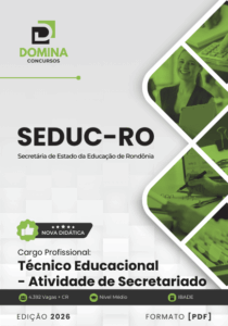 Guia Técnico Ed. 2026: Atividades de Secretariado – SEDUC RO