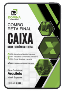 Prepare-se: Combo Reta Final para Arquiteto no Concurso Caixa CEF 2026!