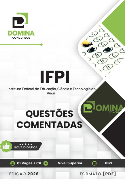 120 Questões Comentadas para o Concurso IFPI 2026: Guia de Estudo Eficiente
