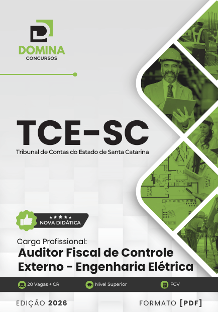 Acelere sua Carreira: Apostila Completa para Auditor de Controle Externo TCE SC 2026