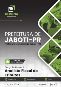 Apostila Completa: Analista Fiscal de Tributos – Jaboti PR 2026