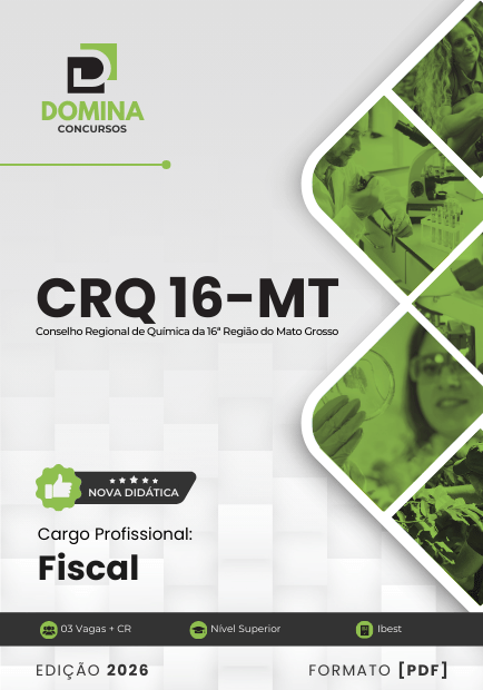 Apostila Fiscal CRQ 16 MT 2026: Guia Completo para Profissionais da Área Apostila Fiscal CRQ 16 MT 2026: Guia Completo para Profissionais da Área