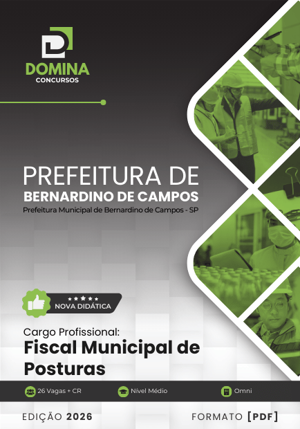 Apostila Fiscal Municipal de Posturas – Bernardino de Campos, SP 2026: Guia Completo