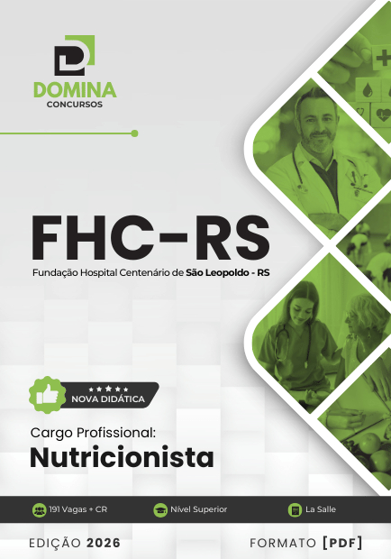 Apostila Nutricionista FHC RS 2026: Orientações e Atualizações Profissionais
