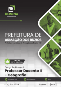 Apostila Professor II Geografia 2026: Explorando Armação dos Búzios, RJ