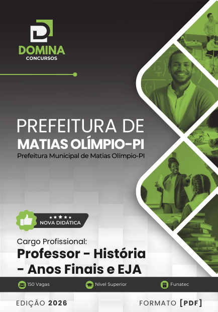 Apostila Professor de História – Matias Olímpio PI: Conteúdos 2026