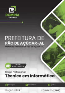 Apostila Profissional Técnico em Informática – Pão de Açúcar AL 2026: Conteúdo Completo