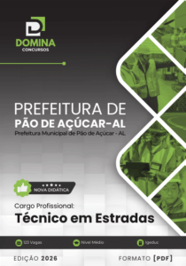 Apostila Técnica 2026: Formação para Profissionais em Estradas – Pão de Açúcar, AL