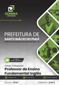 Apostila de Ensino: Professor de Inglês – Santo Inácio do Piauí 2026