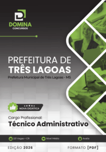 Apostila de Formação Técnica Administrativa 2026 – Três Lagoas/MS