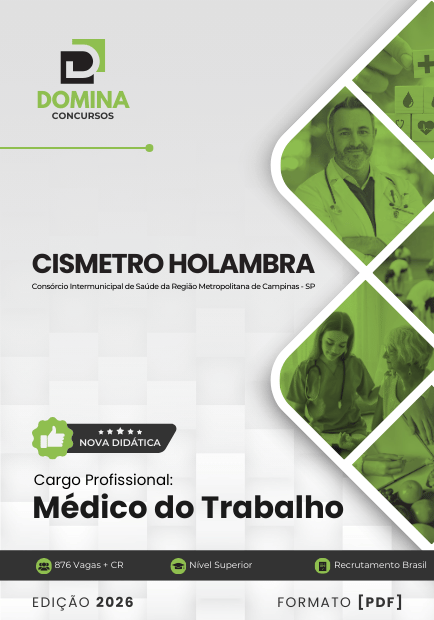 Apostila de Medicina do Trabalho CISMETRO – Holambra SP 2026: Conteúdo Atualizado e Profissional