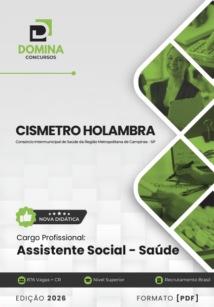 Apostila do Assistente Social da Saúde – CISMETRO Holambra SP 2026: Conteúdos e Diretrizes