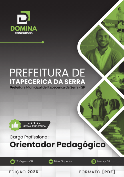 Apostila do Orientador Pedagógico: Itapecerica da Serra, SP – 2026