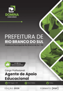 Apostila para Agente de Apoio Educacional – Rio Branco do Sul PR 2026