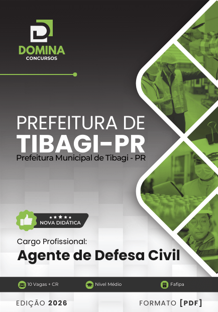 Apostila para Agente de Defesa Civil em Tibagi PR – Concurso 2026