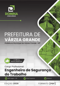 Apostila para Engenheiro de Segurança do Trabalho em Várzea Grande – MT 2026