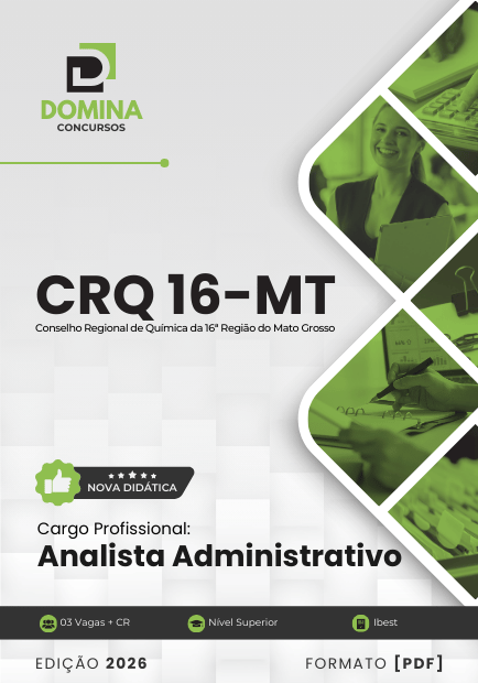 Apostila para o Concurso de Analista Administrativo – CRQ 16 MT 2026