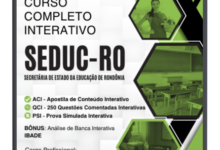 Curso Completo Interativo SEDUC-RO 2026 (IBADE) para Agente de Limpeza Curso Completo Interativo SEDUC-RO 2026 (IBADE) para Agente de Limpeza