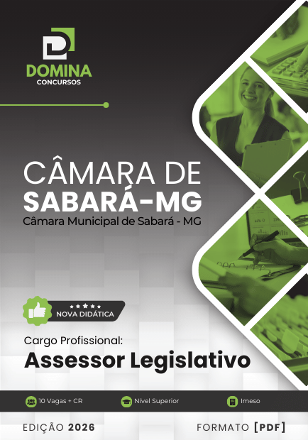Descubra a Apostila Assessor Legislativo: Câmara Sabará MG 2026 e Seus Segredos! Descubra a Apostila Assessor Legislativo: Câmara Sabará MG 2026 e Seus Segredos!