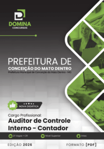 Descubra a Apostila de Auditor de Controle Interno 2026 de Conceição do Mato Dentro!