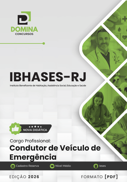 Domine a Apostila do Condutor de Veículo de Emergência IBHASES RJ 2026!