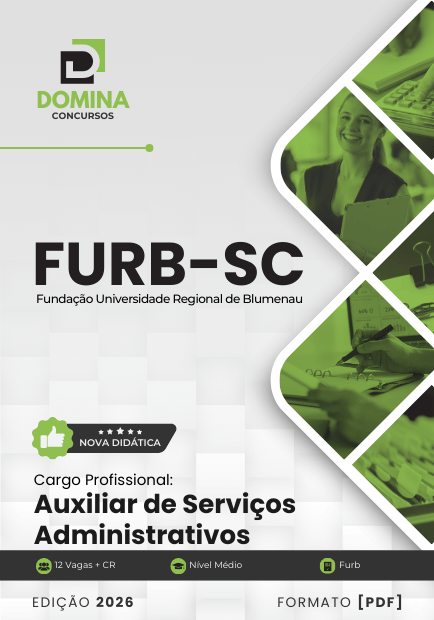 Domine a Área Administrativa: Apostila FURB SC 2026 para Seu Sucesso Profissional!