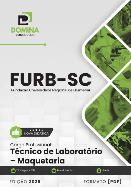 Domine a Maquetaria: Apostila Técnico de Laboratório FURB SC 2026 é Essencial!