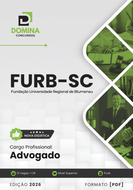 Prepare-se para o Sucesso: Apostila do Advogado FURB SC 2026 te Espera!