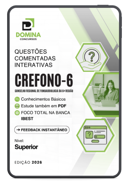 1000 Questões Comentadas CREFONO 6/2026: Nível Superior – Instituto Ibest