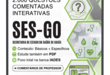 2000 Questões Comentadas: Fiscal de Saúde Pública SES GO 2026 – Guia Completo