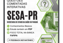 500 Questões Comentadas SESA PR 2026: Guia Completo para Médio e Superior FAFIPA