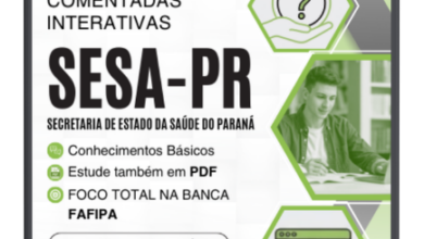 500 Questões Comentadas SESA PR 2026: Guia Completo para Médio e Superior FAFIPA 500 Questões Comentadas SESA PR 2026: Guia Completo para Médio e Superior FAFIPA