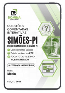 500 Questões Comentadas Simões PI 2026: Preparação para Nível Médio – Instituto Vicente Nelson