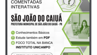 525 Questões Comentadas – São João do Caiuá PR 2026 Nível Superior Unicampo 525 Questões Comentadas – São João do Caiuá PR 2026 Nível Superior Unicampo