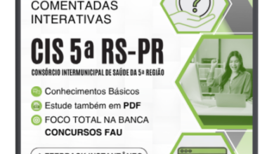 750 Questões Comentadas CIS 5 RS PR 2026: Guia Completo para Concursos FAU