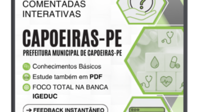800 Questões Comentadas para Agente Comunitário de Saúde – Capoeiras PE 2026 | IGEDUC 800 Questões Comentadas para Agente Comunitário de Saúde – Capoeiras PE 2026 | IGEDUC