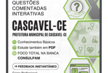 900 Questões Comentadas para o Nível Médio – Cascavel CE 2026 – Instituto Consulpam 900 Questões Comentadas para o Nível Médio – Cascavel CE 2026 – Instituto Consulpam