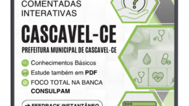 900 Questões Comentadas para o Nível Médio – Cascavel CE 2026 – Instituto Consulpam 900 Questões Comentadas para o Nível Médio – Cascavel CE 2026 – Instituto Consulpam