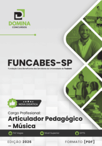 Apostila Articulador de Músicas 2026 – FUNCABES SP: Guia Completo de Formação