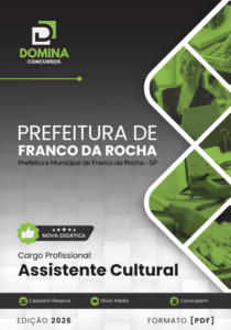 Apostila Assistente Cultural – Franco da Rocha SP 2026: Conteúdos e Diretrizes