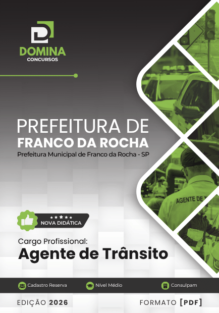 Apostila Completa para Agente de Trânsito – Franco da Rocha SP 2026