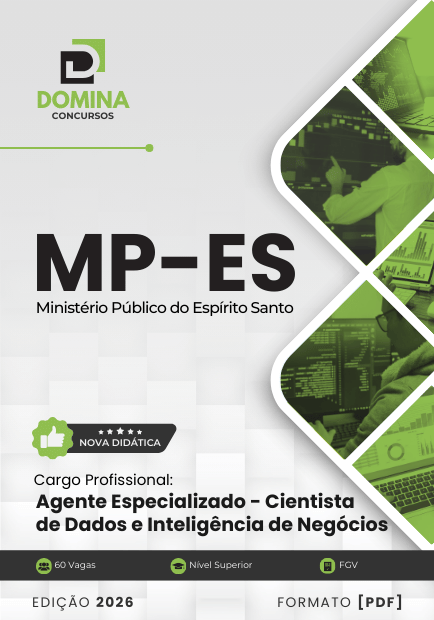 Apostila Completa para Analista Cientista de Dados – MP ES 2026: Guia de Estudo