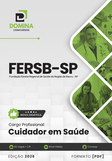 Apostila Cuidador em Saúde 2026 – FERSB SP: Conteúdo Completo e Atualizado