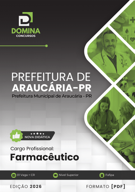 Apostila Farmacêutico Araucária PR 2026: Guia Completo para Concursos Apostila Farmacêutico Araucária PR 2026: Guia Completo para Concursos