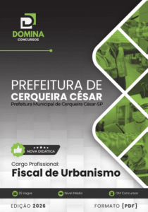 Apostila Fiscal de Urbanismo: Diretrizes e Normas para Cerqueira César SP 2026