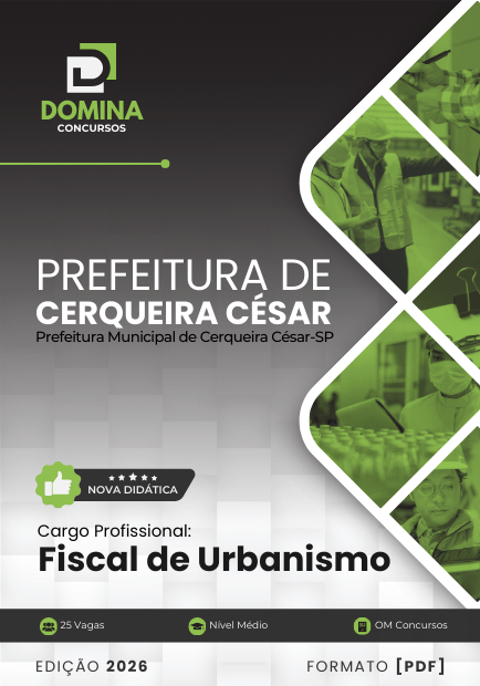 Apostila Fiscal de Urbanismo: Diretrizes e Normas para Cerqueira César SP 2026