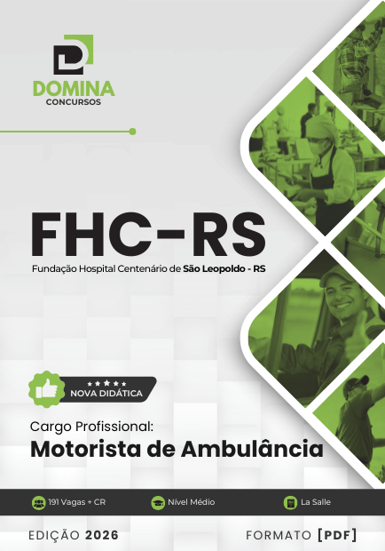 Apostila Oficial para Motorista de Ambulância – FHC RS 2026: Conteúdos e Diretrizes