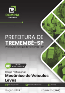 Apostila Profissional: Mecânico de Veículos Leves em Tremembé-SP 2026