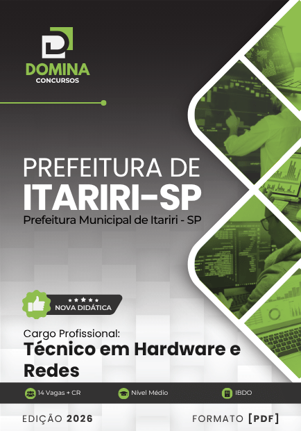 Apostila Profissional de Técnico em Hardware e Redes – Itariri SP 2026